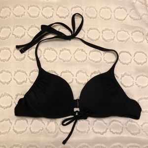 black bikini top
